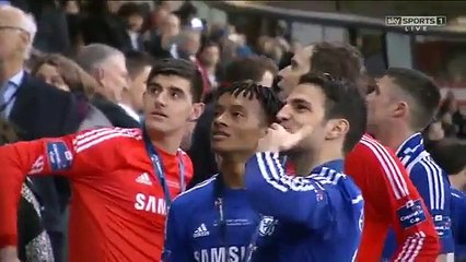 Chelsea Celebration - Capital One Cup vs Tottenham 2015