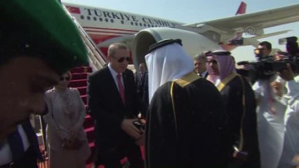 Erdoğan, Abdülaziz Al Suud ile Erga Sarayı'nda Görüştü