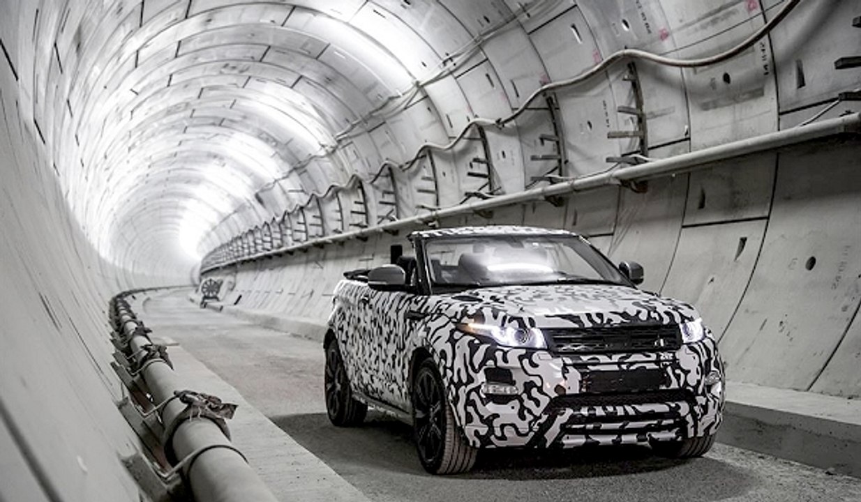 Das neue Evoque Cabrio mit krasser Testfahrt