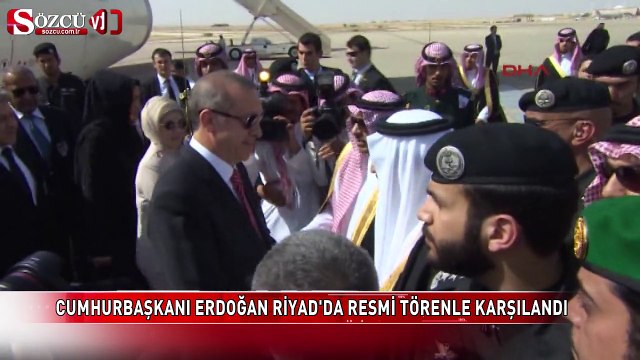 Arabistan Kralı Erdoğan'ı böyle karşıladı