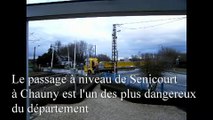 Passage à niveau de Senicourt à Chauny