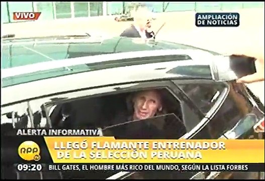 FPF: Las primeras palabras de Ricardo Gareca en el Perú (VIDEO)