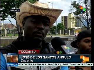 Colombianos piden al Estado les deje aportar al desarrollo del país