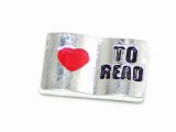 Jewelry Monster Love to Read Book Charm for Floating Charm Lockets