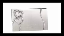 Hortense B. Hewitt Wedding Accessories Silver-Plated Guest Book, Sparkling Love