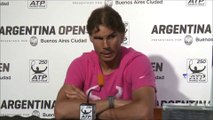 Rafael Nadal Press conference after his victory at Argentina Open 2015