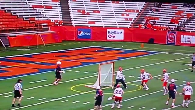 Incredible Lacrosse trick : Goalie Hidden Ball Trick...