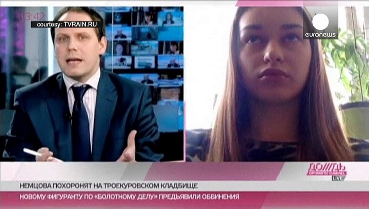 Nemzow-Freundin: 'Ich habe nichts gesehen'