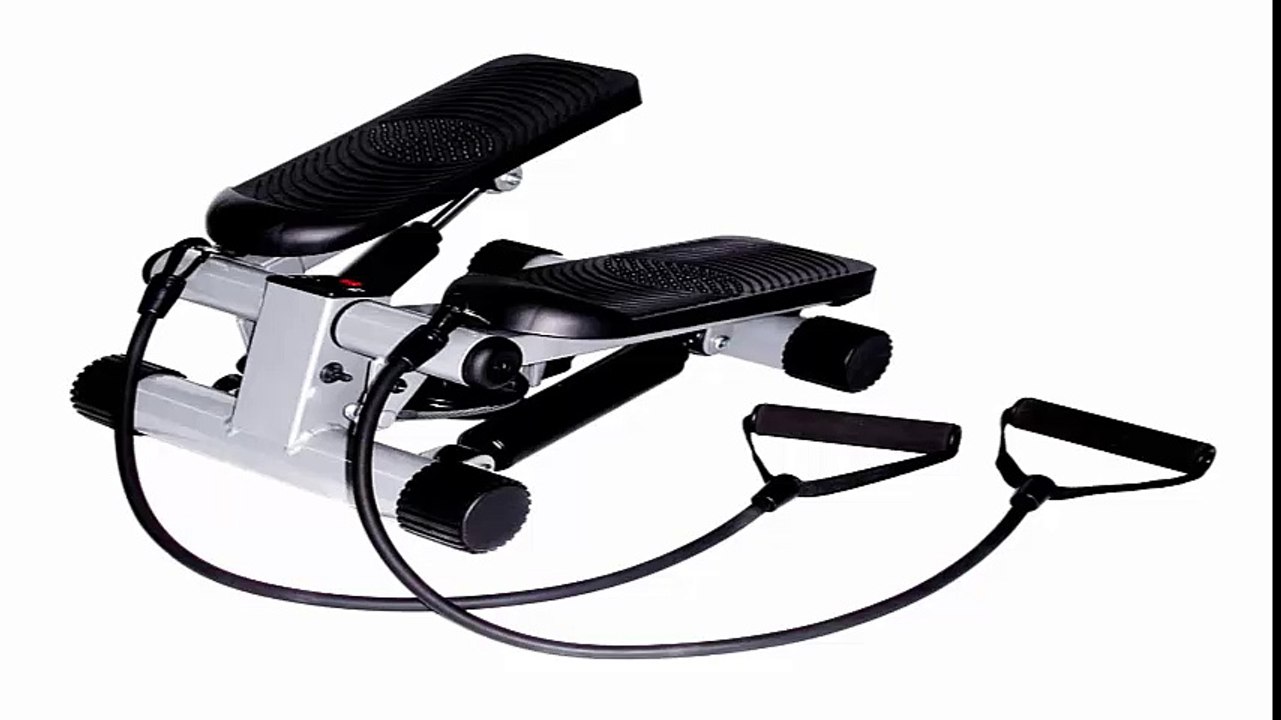 Sunny Health and Fitness Mini Stepper with Resistance Bands