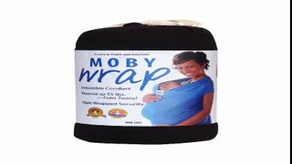 Moby Wrap Original 100 Cotton Baby Carrier, Black