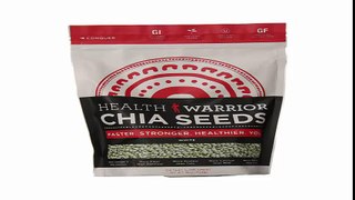 Health Warrior Premium White Chia Seeds, 16 Ounce