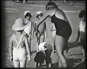 La plage - La Baule 1935