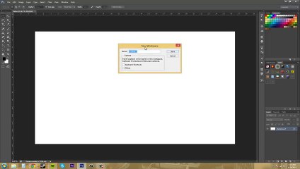 ---Photoshop CS6 Tutorial - 29 - Creating Your Own Workspace