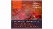 The Oxford Handbook of Political Institutions (Oxford Handbooks of Political Science)