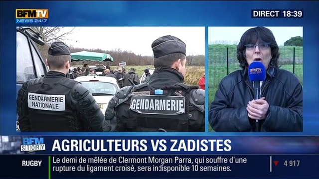 Sivens: la tension monte d'un cran entre agriculteurs et zadistes