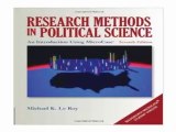 Research Methods in Political Science An Introduction Using MicroCase ExplorIt