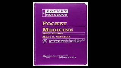 Pocket Medicine The Massachusetts General Hospital Handbook of Internal Medicine