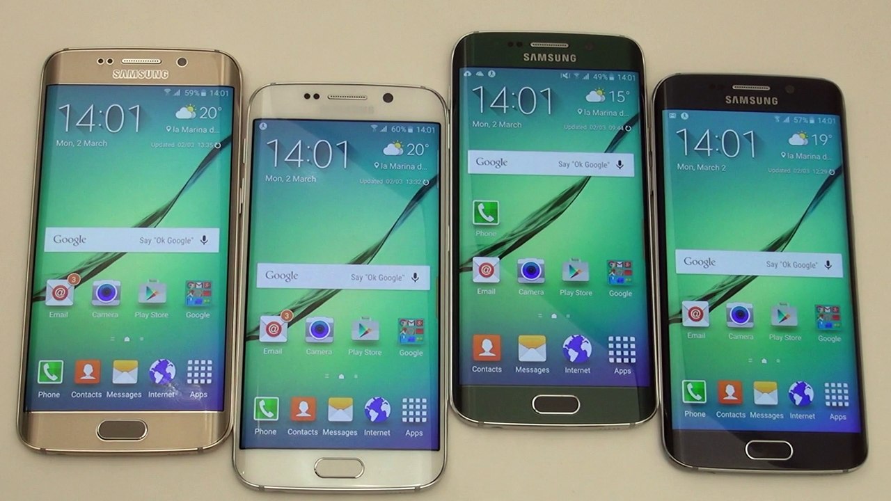 Samsung Galaxy S6 Edge - alle Farben  |all colours