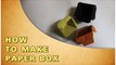 BOX - ORIGAMI | HOW TO MAKE PAPER BOX | TRADITIONAL PAPER TOY