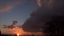 Spectacular Sunset & Beautiful Clouds. Time-lapse Full HD 2015