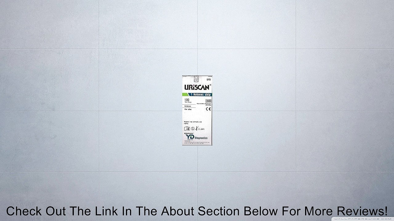 Ketone Strip - Uriscan Urine Test Strips, Biosys - Model U15 - Vial of 100 strips Review
