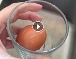 Cómo quitarle la cáscara a un huevo en 6 segundos