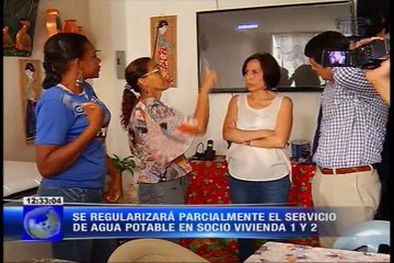 Se regularizará parcialmente el servicio de agua potable en Socio Vivienda 1 y 2