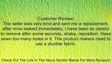 Carex Health Brands Bed Buddy All Over Comfort Pack, Yellow Review