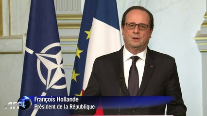 François Hollande reçoit le chef de l’Otan à l'Elysée