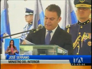 Ministro del Interior resalta logros en aniversario de la Policía