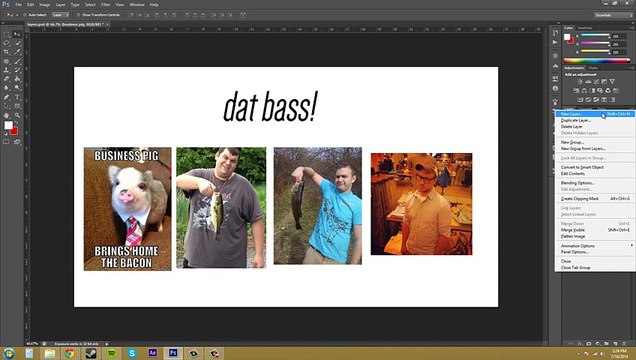 -Photoshop CS6 Tutorial - 54 - How to Easily Combine Layers -