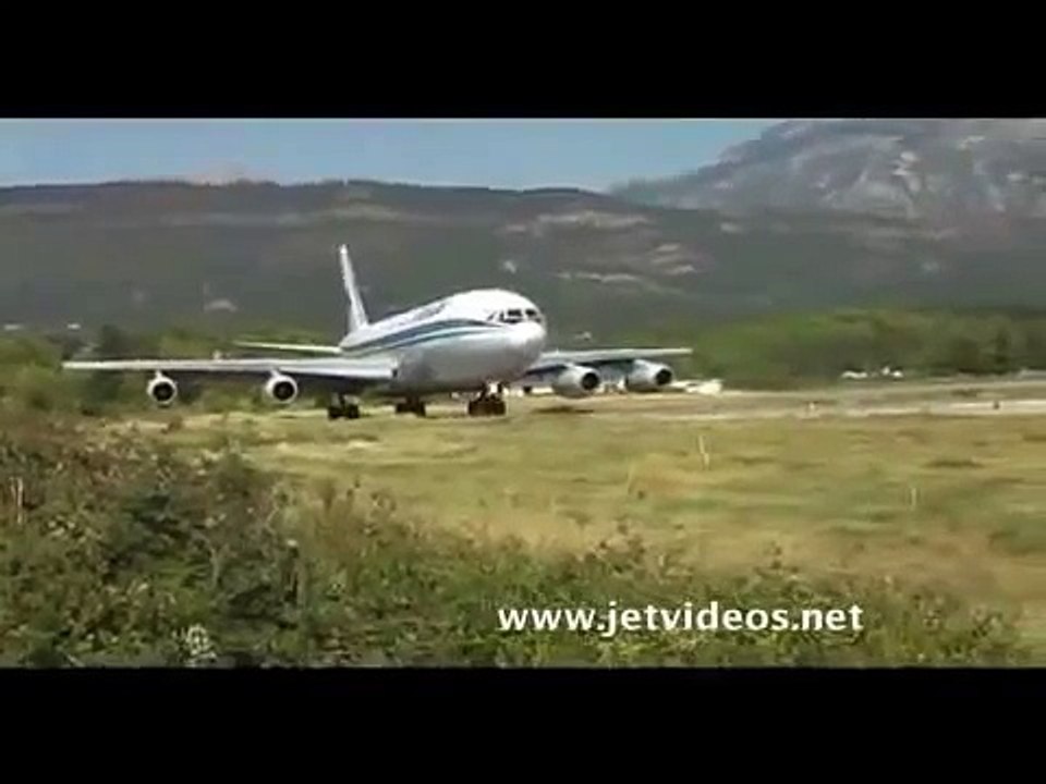 Extreme takeoff in Tivat, IL 86
