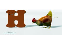 A is For Apple Nursery Rhyme- 3D Animation Alphabet ABC Phonics Songs for children_2
