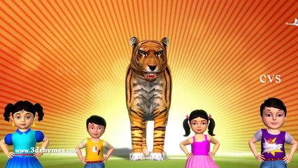 Animal Finger Family - Finger Family Song - 3D Animation Nursery Rhymes and Songs for Children