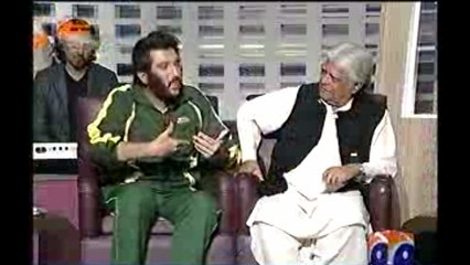 Live Khabar Naak with shahid afridi dummy. 1st  mar 2015