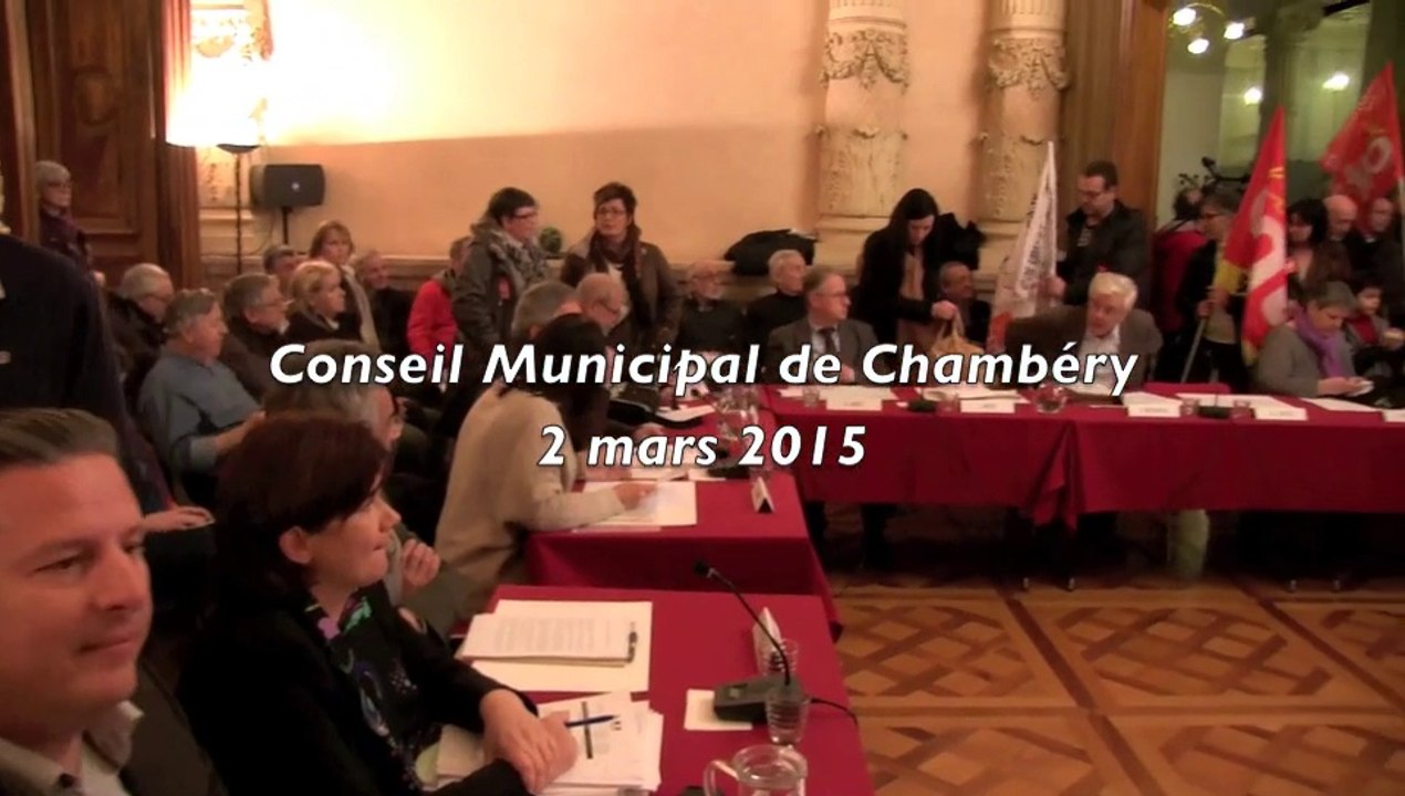 Les territoriaux Cgt s'invitent au conseil municipal de Chambéry