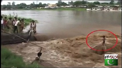 Must See Little kid Drone In water