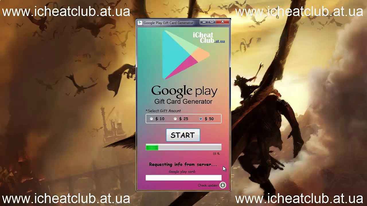 Google Play-Code Gift Card Generator 2015 Deutsch
