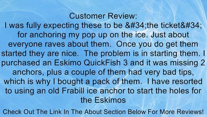 Eskimo Ice Anchors (2-pack) Review