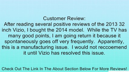 VIZIO E280i-B1 28-Inch 720p 60Hz Smart LED HDTV Review