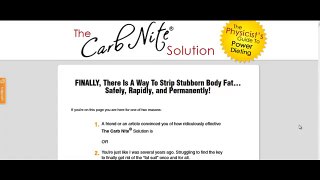 The Carb Nite Solution Review - Lose Weight The Easier Way!