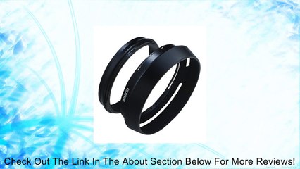 Fujifilm LH-X100 Black Lens Hood Review