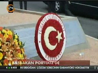 Başbakan Davutoğlu Portekiz'de Diplomat Şehitleri Anıtını Ziyaret Etti