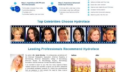 Hydroface Homepage Commercial IT
