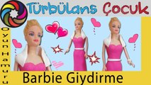 Oyun Hamuru İle Barbie Gece Kıyafeti Yapımı Türbülans Çocuk | Barbie Dressing Play Doh