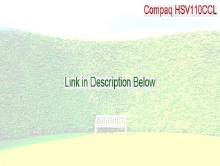 Compaq HSV110CCL Serial [Compaq HSV110CCLcompaq hsv110ccl]