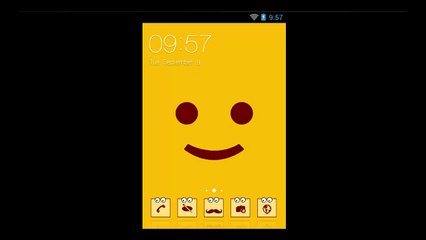 Smile - Free Theme With Cool Design For Android Device