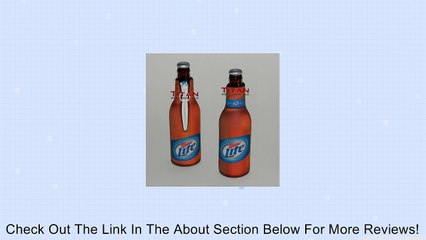 Miller Lite Neoprene Bottle Suits - Bottle Graphics | Beer Bottle Koozies - Set of 2 Review