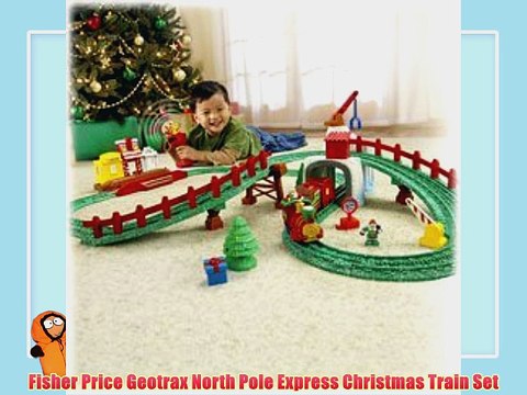 Fisher Price Geotrax North Pole Express Christmas Train Set