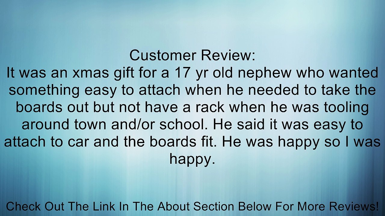 FCS DOUBLE SOFT CAM LOCK Surfboard Car Racks Review